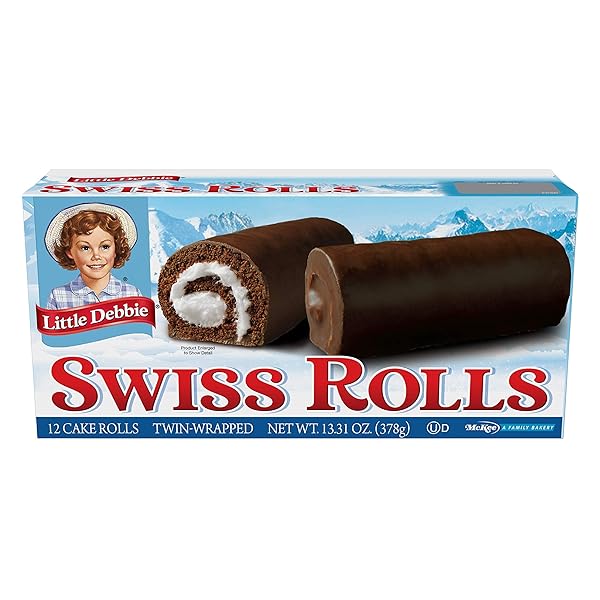 LITTLE DEBBIE SWISS ROLLS, 13 OUNCE