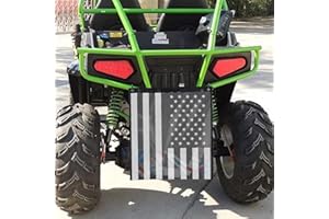 OIEKUN 26''x22'' UTV ATV Mesh Trash Bag,Universal UTV Trash Storage Sack Compatible With Polaris RZR,Can-Am,CFmoto,Teryx,Kawasaki,Golf Cart,Arctic Cat (American Flag)