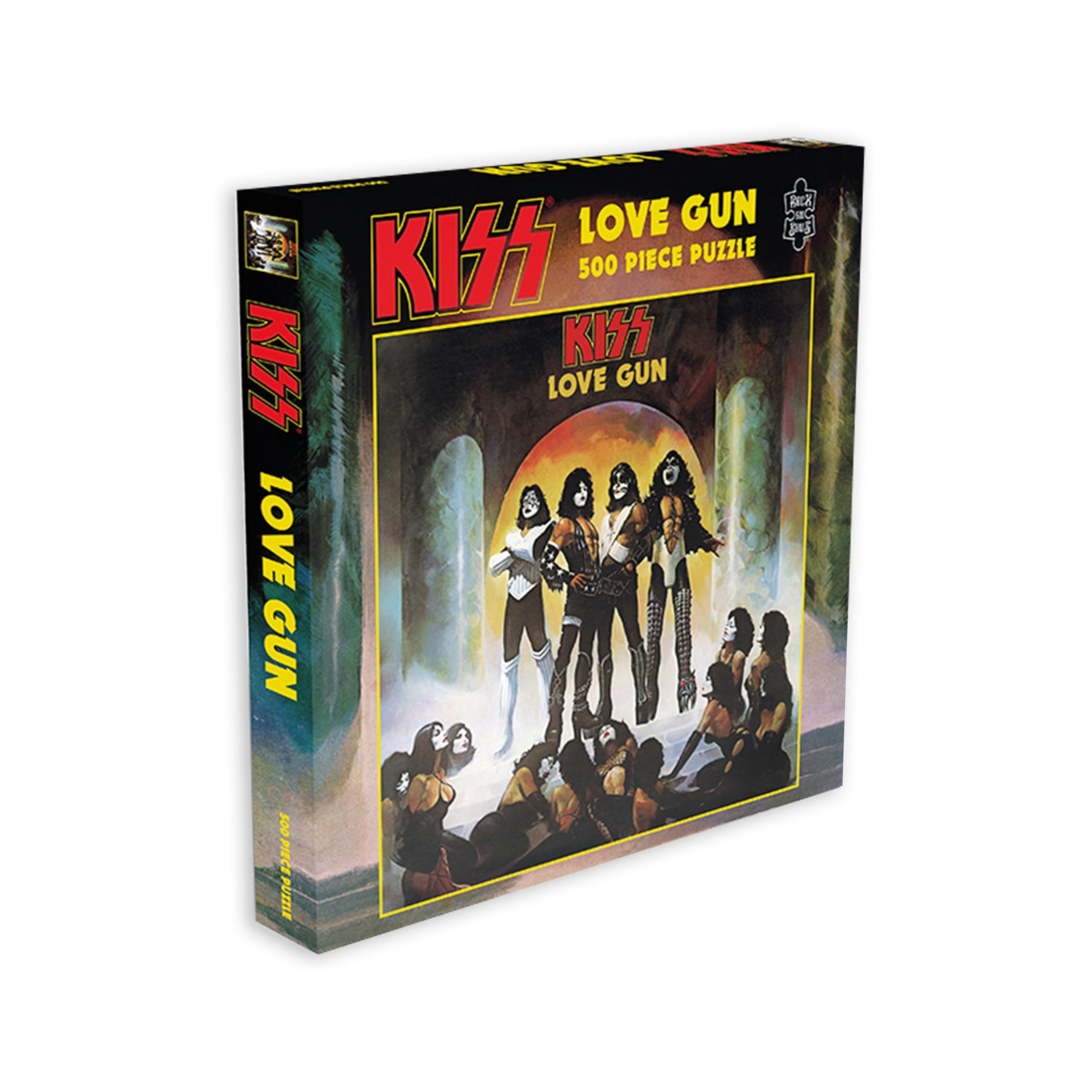 Kiss - Love Gun - 500 Piece Jigsaw Puzzle - Officially Licenced - Perfect for Adults, Family and Rock Fans