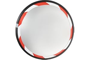 SEEALL See All PLXO18RT Convex Mirror, Acrylic Plastic Face, High Visibility Edge, Outdoor Use, 18" Diameter