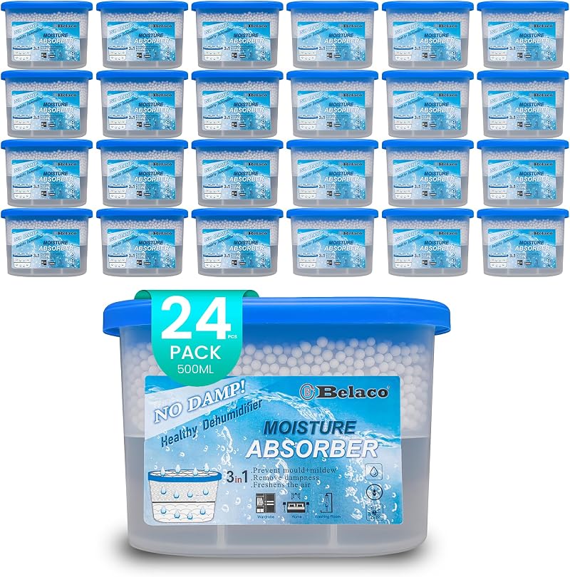 Belaco Dehumidifier Pack 3in1 Prevent Mould Mildew Remove Dampness Freshen Air