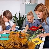 MOZOOSON Jigsaw Puzzle Board 32 x 22in with 6 Sorting Trays and Cover view 7
