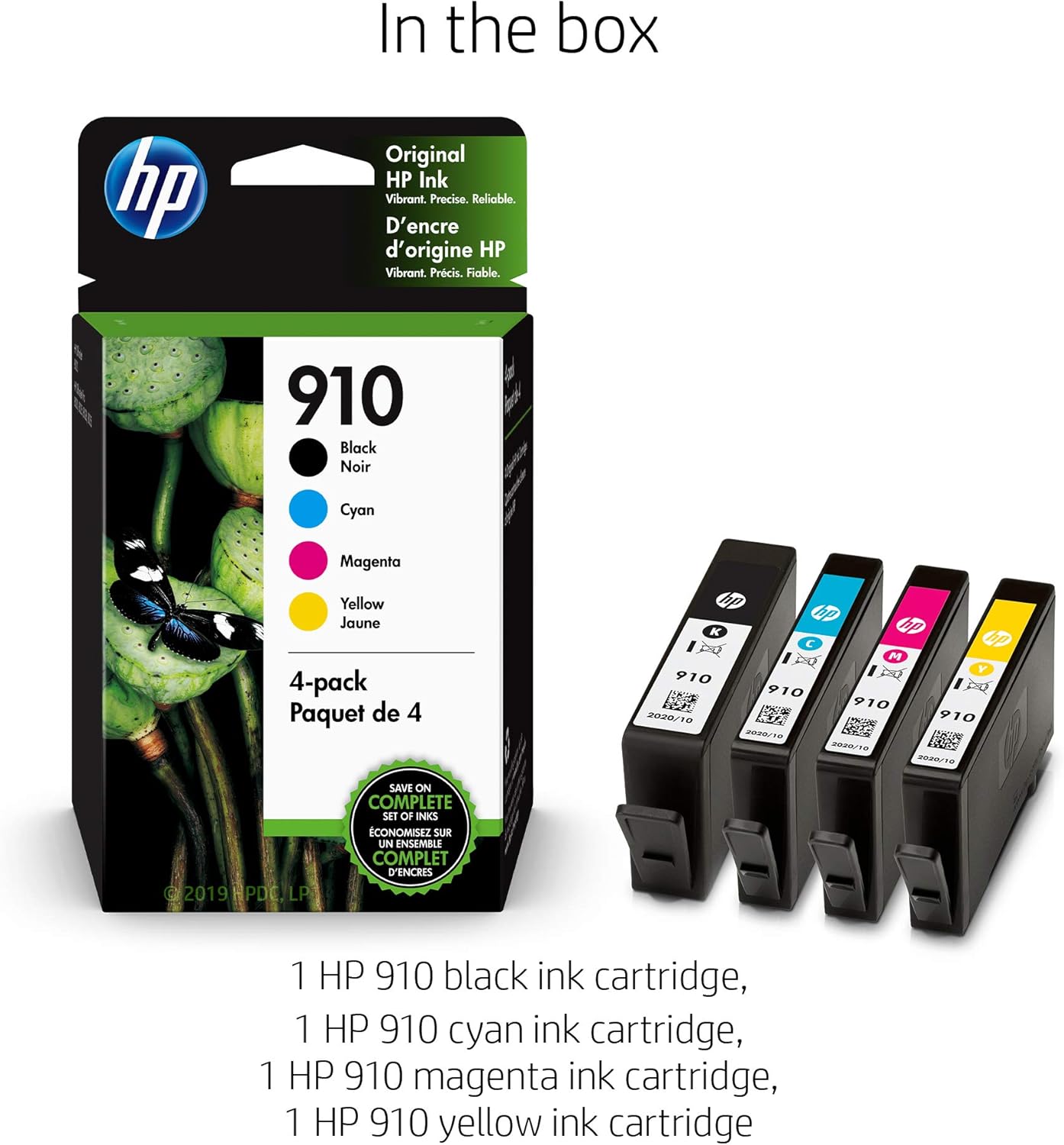 hp 910 black original ink cartridge 3yl61an