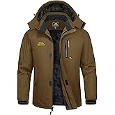 MAGCOMSEN Winter Coats for Men Ski Snow Jacket Waterproof Fleece Insulated Jackets Outdoor Snowboard Warm Parka Raincoat