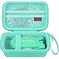 Elonbo Carrying Case for Blinger Dazzling Starter Kit,Blinger Kids Glam Collection Starter Kit Storage Bag,Kids Hair Styling Tool Travel Organizer Holder,Pocket fits Gems Rhinestones. Green