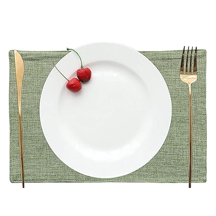 Khooti Jute Tablemats/Placemats Pack of 1 Heat Resistant Dining Table Place Mats for Kitchen