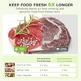 Bonsenkitchen Compact Vacuum Sealer Pearl White with Roll Cutter view 6