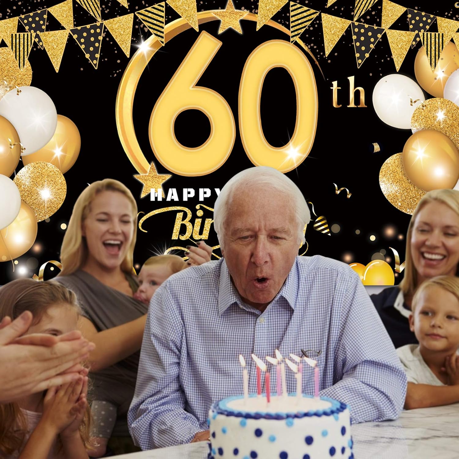 Loisirs Creatifs Fournitures De Loisirs Creatifs Guirlande Pour Homme Et Femme Extra Large En Tissu Noir Et Dore Danxian Decoration Danniversaire 60 Ans Pour 60e Anniversaire Decoration De Fete Danniversaire Betwin360 Tv