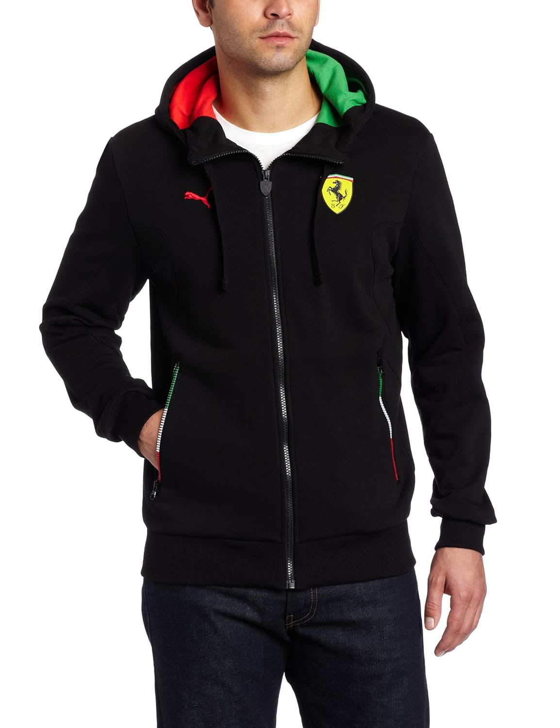 puma scuderia ferrari hooded