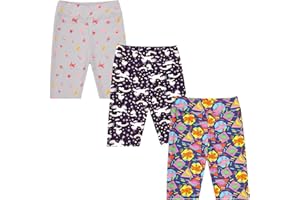 MOEMOE BABY Kids Bike Shorts Swim Shorts Breathable Cartwheel Shorts Kids Athletic Shorts Daily Shorts, 3 Packs