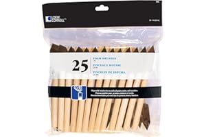 LOEW-CORNELL Loew Cornell 842 25-Piece Foam Brush Set, 1-Inch