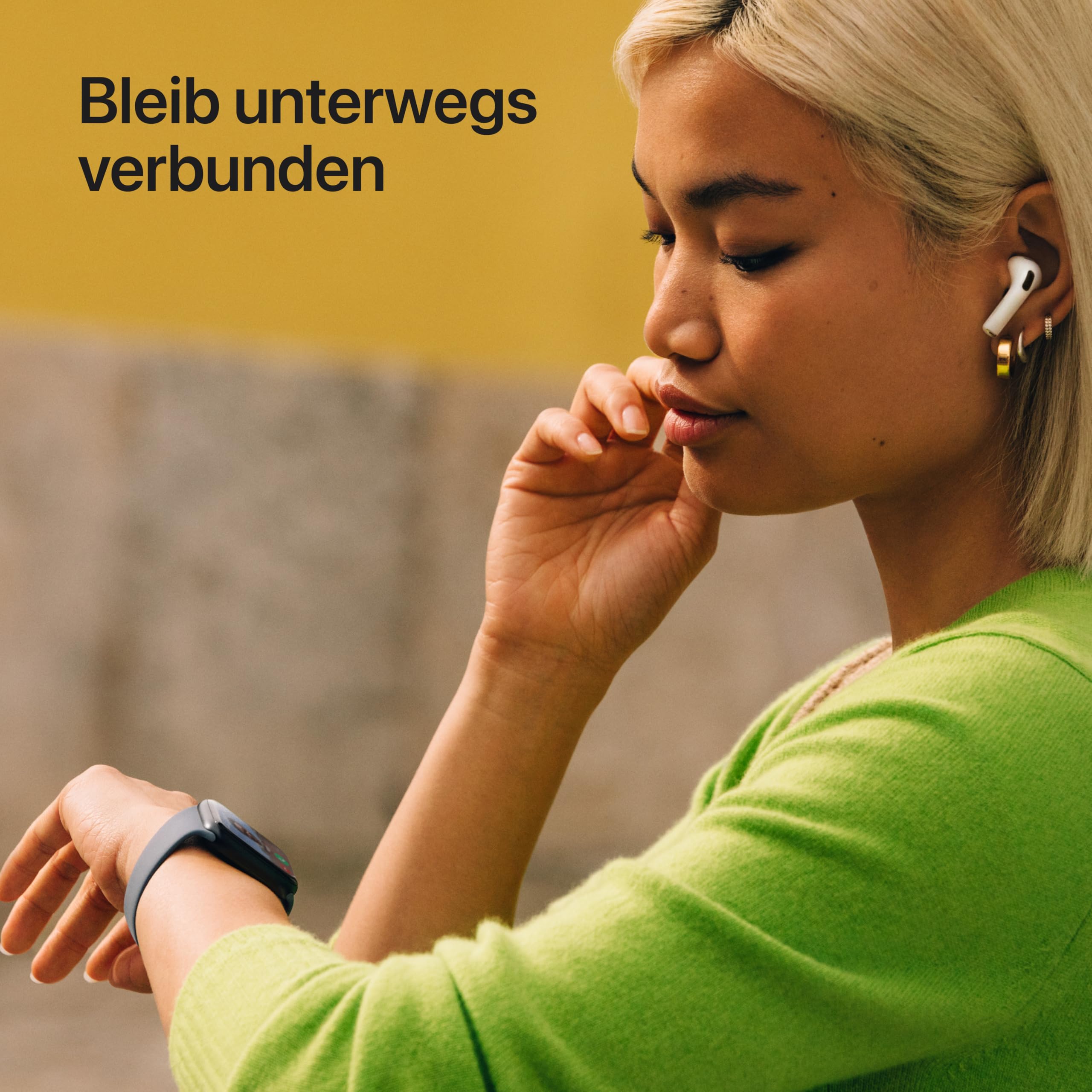 Apple Watch SE 3 GPS 40 mm Smartwatch mit Aluminiumgehäuse in Mitternacht und Sportarmband in Mitternacht (M/L). Fitness‑ und Schlaftracker, Herzfrequenzmesser, Always-On Display, Wasserschutz 3