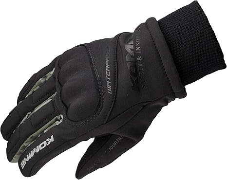 Amazon コミネ Komine バイク用 Wpプロテクトウインターグローブ キトラ ブラック デジタルカモ L Gk 816 1080 春秋冬向け 防水 プロテクター 車 バイク 車 バイク