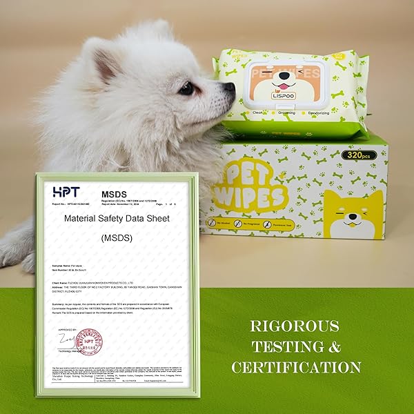 RIXBEO UNSCENTED HYPOALLERGENIC PET WIPES – DEODORIZING CLEANING WIPES FOR DOGS & CATS, ALCOHOL-FREE & PH BALANCED, THICK & LARGE WIPES FOR PAWS, BODY, BUM & FACE, 80 COUNT