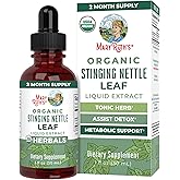 MaryRuth Organics Stinging Nettle Leaf Extract | Detox Supplement Herbal Drops | USDA Organic | Vegan | Non-GMO | Gluten Free | 1 Fluid Oz
