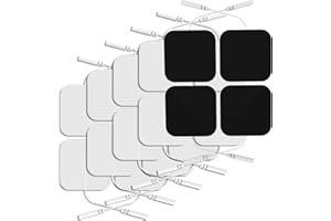 TENS Unit Replacement Pads, NURSAL Reusable TENS Electrode Pads 2x2 20pcs with Upgraded Self-Stick Performance for Electrotherapy, Compatible with AUVON TENS, TENS 7000