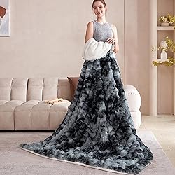Serenhom 60x80 Inches Ultra-Soft Fuzzy Faux Fur