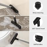 MR.SIGA Grout Scrub Brush Long Handle Shower Floor Tile Cleaner Stiff Bristles view 3