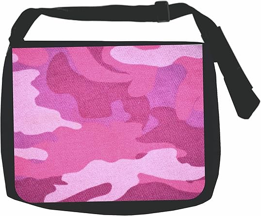 pink laptop messenger bag