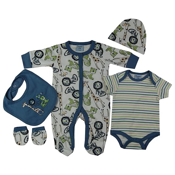 baby boy sleepsuit set