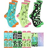 Cuffbow 3 Pairs Funny Pickle Socks for Women Men Pickle Lovers Gifts Novelty Cotton Socks Unisex Gifts