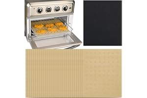 WMKGG 100 PCS Unbleached Air Fryer Parchment Paper, 11 x 9 inch Perforated Rectangular Air Fryer Toaster Oven Disposable Liners for Cuisinart, Ninja Foodi, Breville, Gowise, Black Decker
