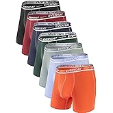 Separatec Cotton Dual Pouch Men's Underwear Comfortable Soft Breathable Everyday Boxer Briefs for men 7 Pack
