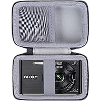Aenllosi Custodia Rigida In EVA Per Fotocamera Sony DSC-W800/W810/W830 – Protezione Antiurto E Polvere (Nero)