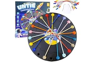 RQAMRCU Brainy Knots Rope Untangling Game，Children's Rope Challenge Game，Strategy Untangling Challenge Puzzle ，Suitable for Family Parent-Child Interaction, Travel & Parties Gifts