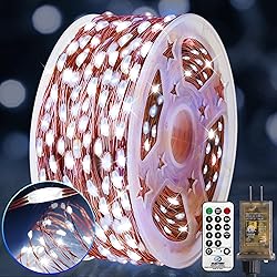 KNONEW 203FT Outdoor Christmas Fairy Lights Plug