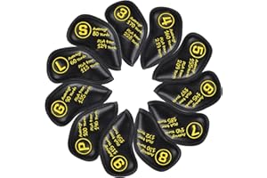 2THPART Golf Club Covers 3 PCS Or 1PC, Golf Club Head Covers for Woods and Drivers, Golf Head Covers Fit Most Golf Clubs Golf Headcovers Set