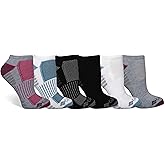 Columbia Women's Athletic No Show Socks 6 Pair, Assorted, Women's 4-10 Shoe