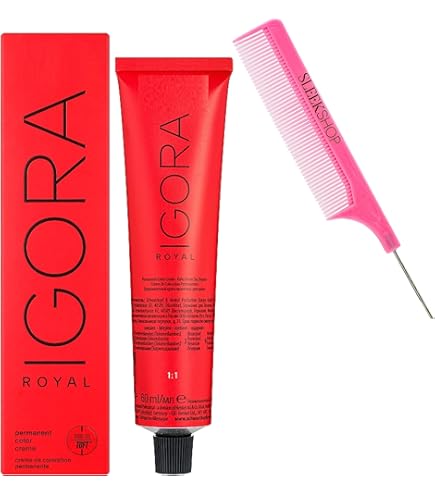 Amazon.com: 套裝組合- 2 件商品:Schwarzkopf Igora Royal 永久染髮劑