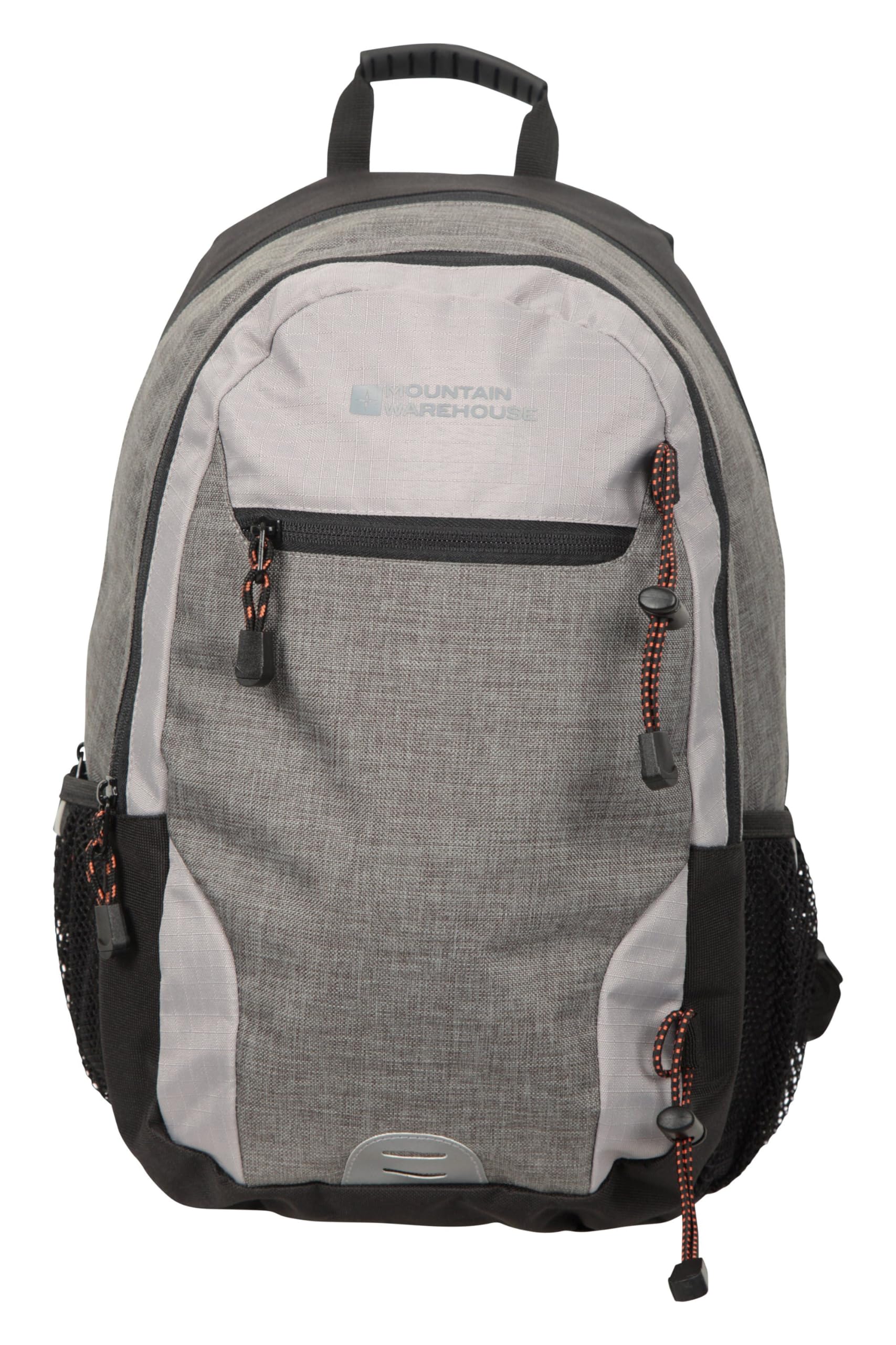 Mountain Warehouse Quest 23L Laptop Bag - 13" Laptop Compartment, Organiser Pocket, Padded Mesh Back Grey (01) One Size