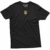 Men's Trident Ukraine Shirt Ukraine Flag National Symbolics Trident Military Army Green Black Shirt