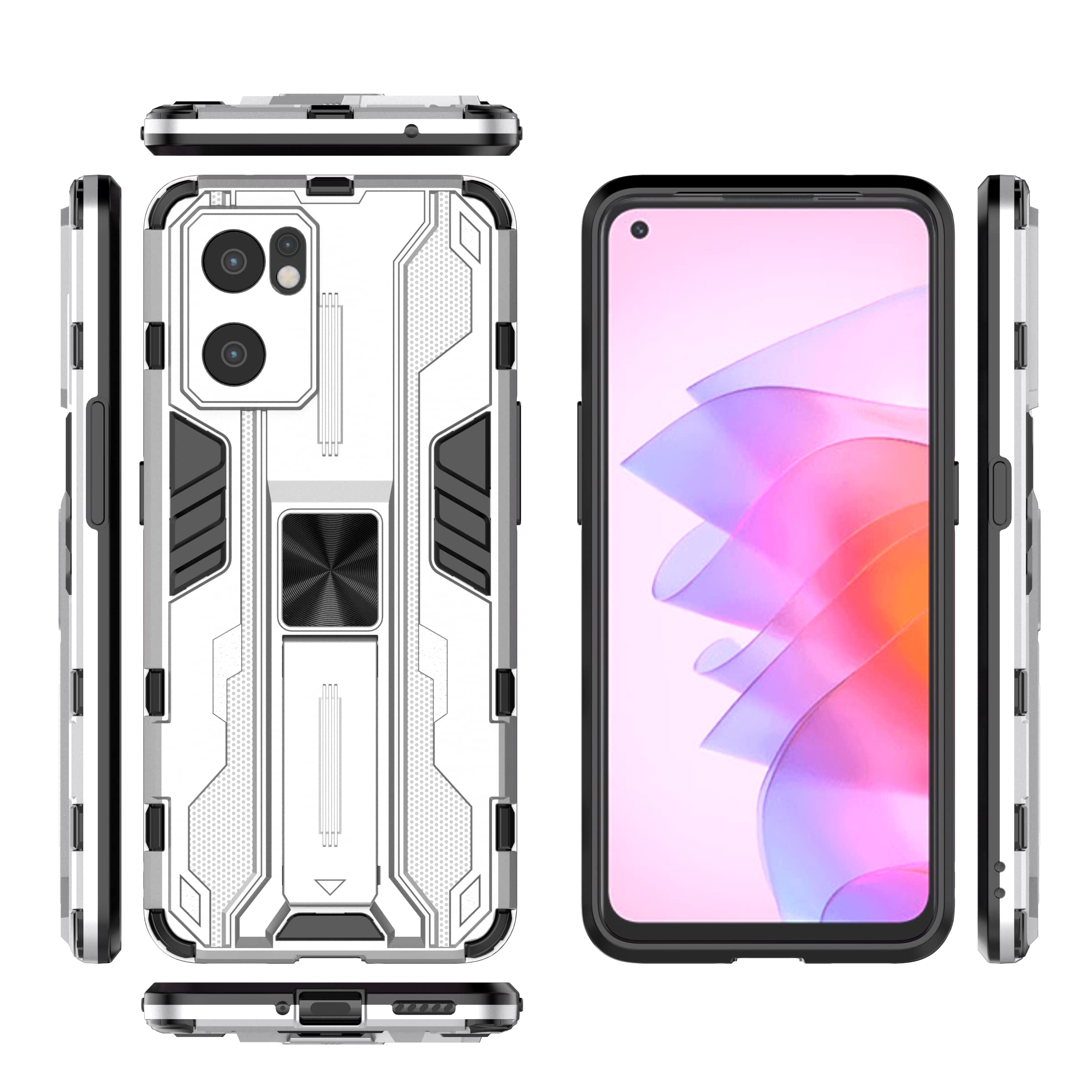 Compatible with Oppo Reno7 SE 5G Case,Built-in