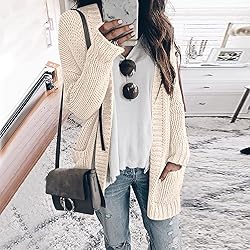 Cardigan for Women Lightweight Long Black Long