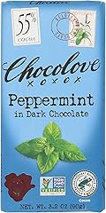 CHOCOLOVE Peppermint Dark Chocolate Bar, 3.2 OZ