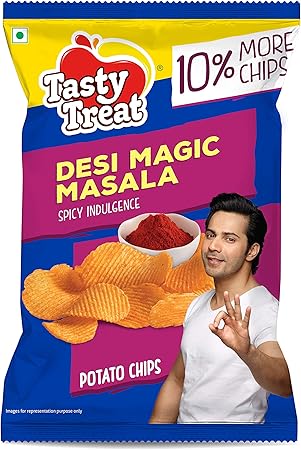 Tasty Treat Desi Magic Masala Potato Chips 55G