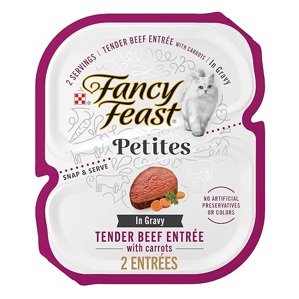 PURINA FANCY FEAST PETITES TENDER BEEF ENTREE WITH...