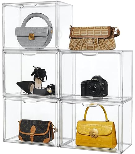 Paquete De Organizadores De Plu00e1stico Transparente Para