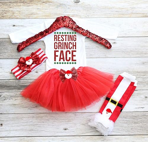 grinch baby girl outfit
