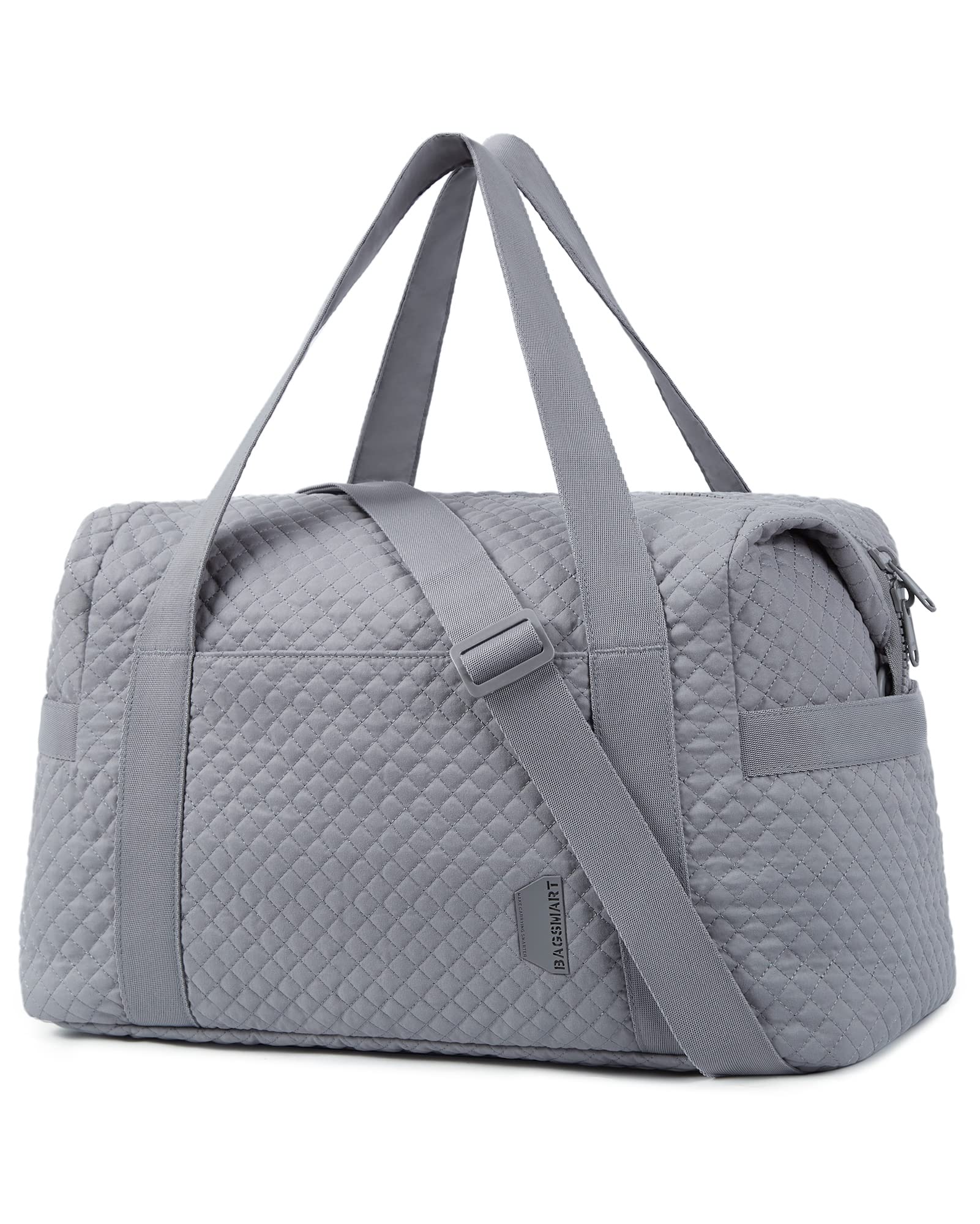 Photo 1 of BAGSMART Large Gym Bag with Yoga Mat Buckle, Weekender Overnight Bag for Women, Travel Duffle Bag for Travel Essentials, Carry On Tote Bag Hospital Bag for Labor and Delivery