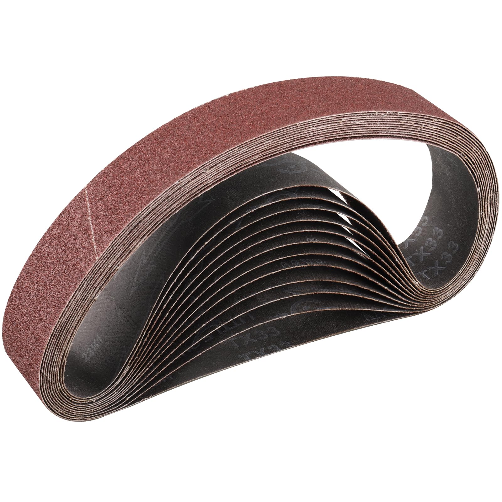 STEBRUAM Sanding Belt 50 x 686 mm,10PCS 80 Grit