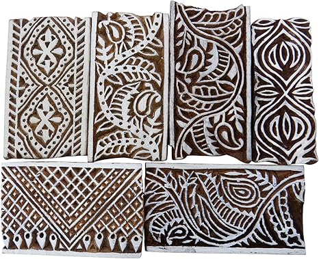 wooden stamping blocks