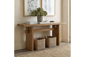 59.25" Narrow Entryway Farmhouse Console Table,Rectangle Sofa Tables Behind Couch,for Foyer,Entryway,Hallway,Living Room,Bedr