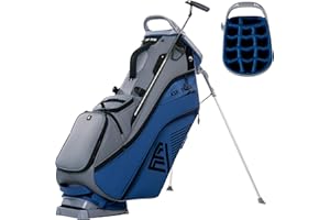 ASK ECHO Golf ST-14 Hybrid Stand Bag with 14 Way Full Length Dividers & Quick Putter Clip