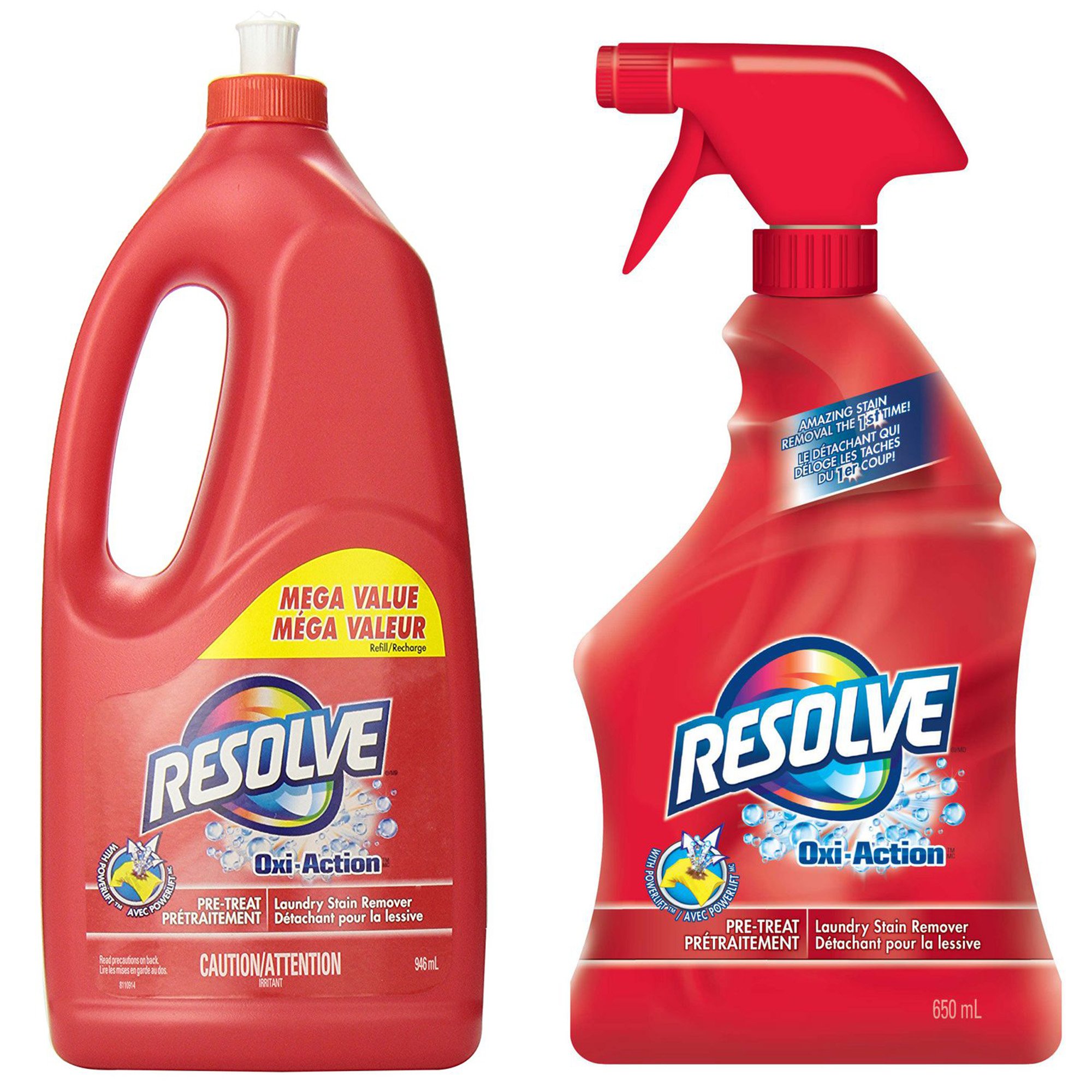Resolve OxiAction Dual Power Pre Treatment Stain Remover