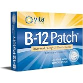 Vita Sciences Vitamin B12 Patch - Extra Strength Formula for Men and Women, 1 Month Supply. Boost Energy, Focus, Memory &amp; Metabolism