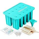 Ice Monster Silicone Popsicle Molds - Homemade Popsicles Molds For Kids Popsicle Mold Food Grade Silicone BPA Free Ice Pop Mo